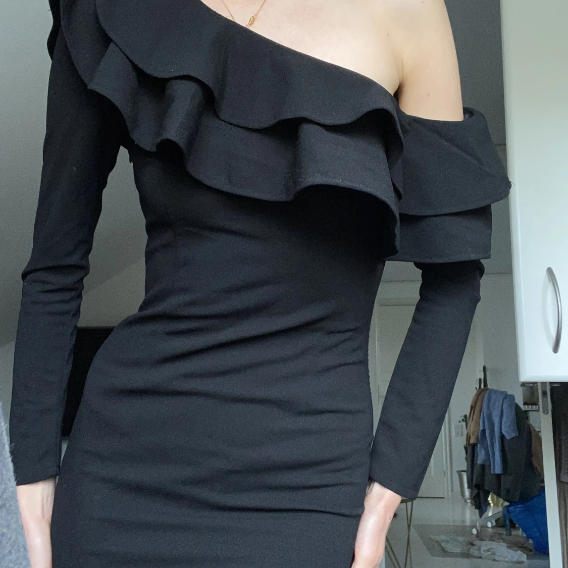 BLACK MINI DRESS! - 90