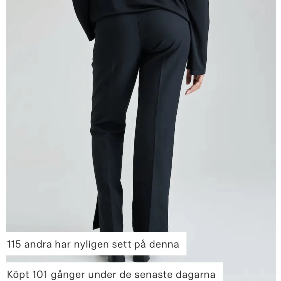 Lågmidjade kostymbyxor - 90