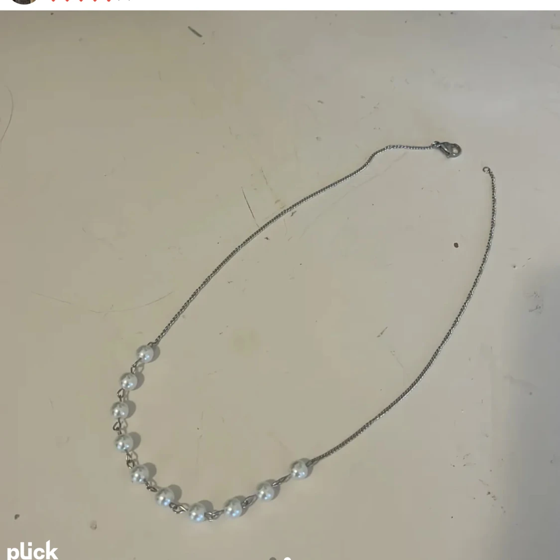 Pärlhalsband - 90