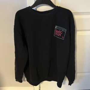 Svart sweatshirt  - Sällan använd - Djurhår hela tröjan 