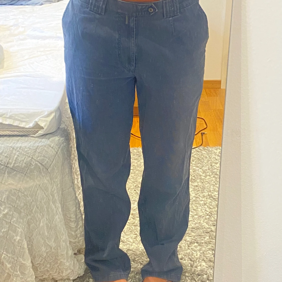 Blåa chinos / kostymbyxor! 