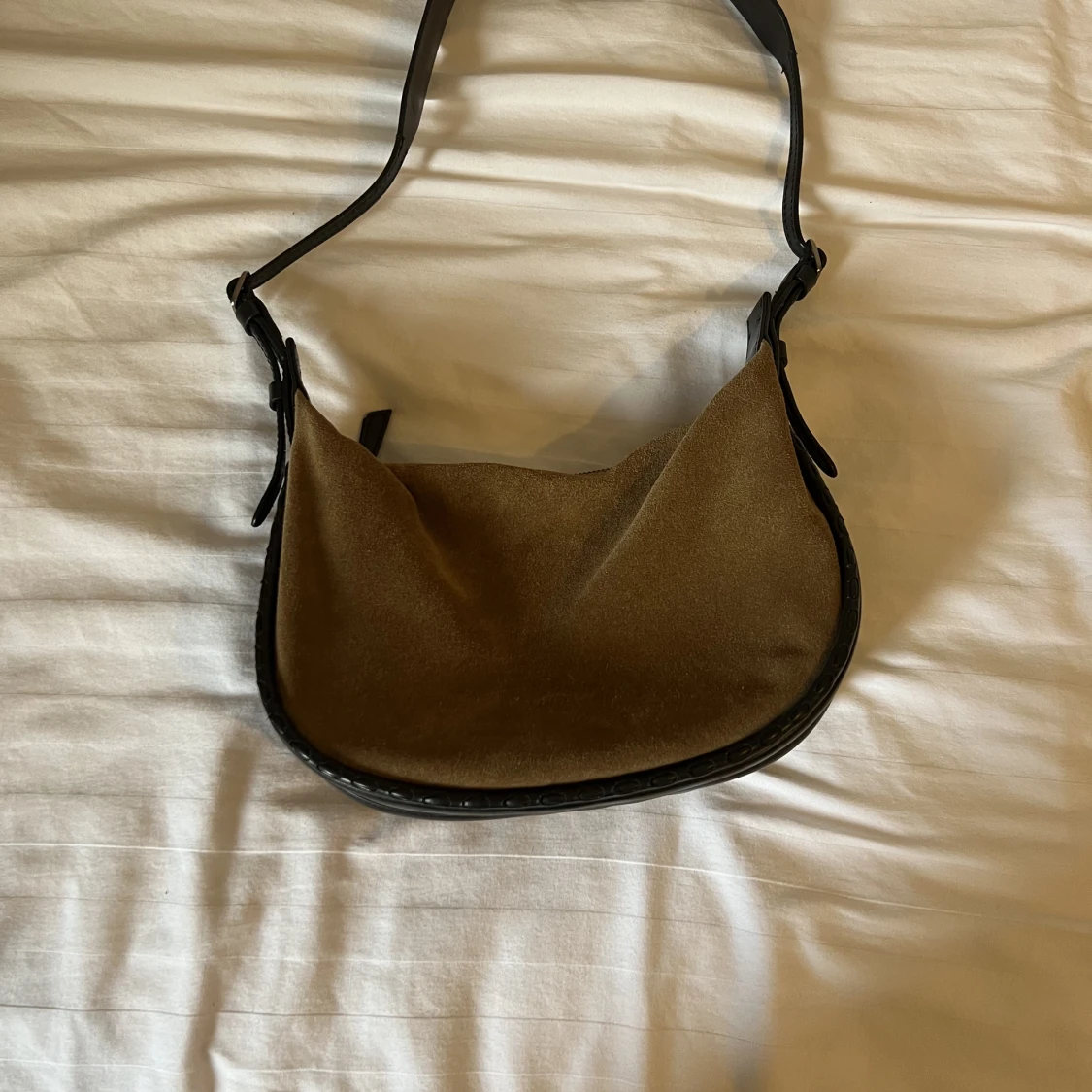 Väska från zara äkta skinn