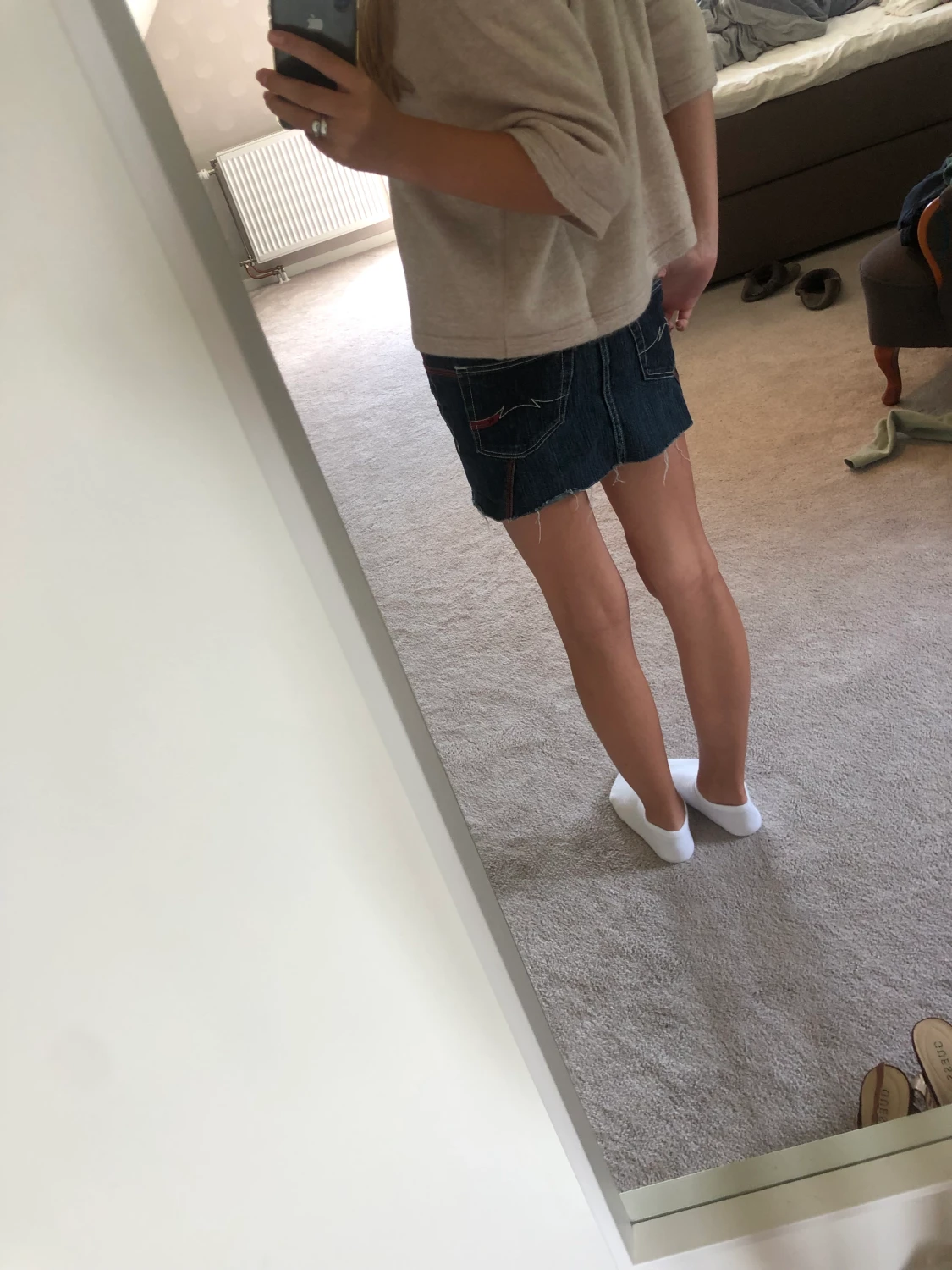 Dö snygg jeans kjol 