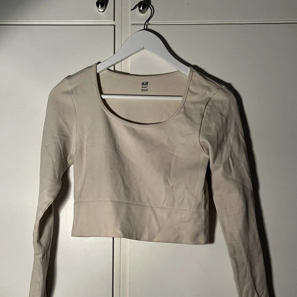 Beige träningströja