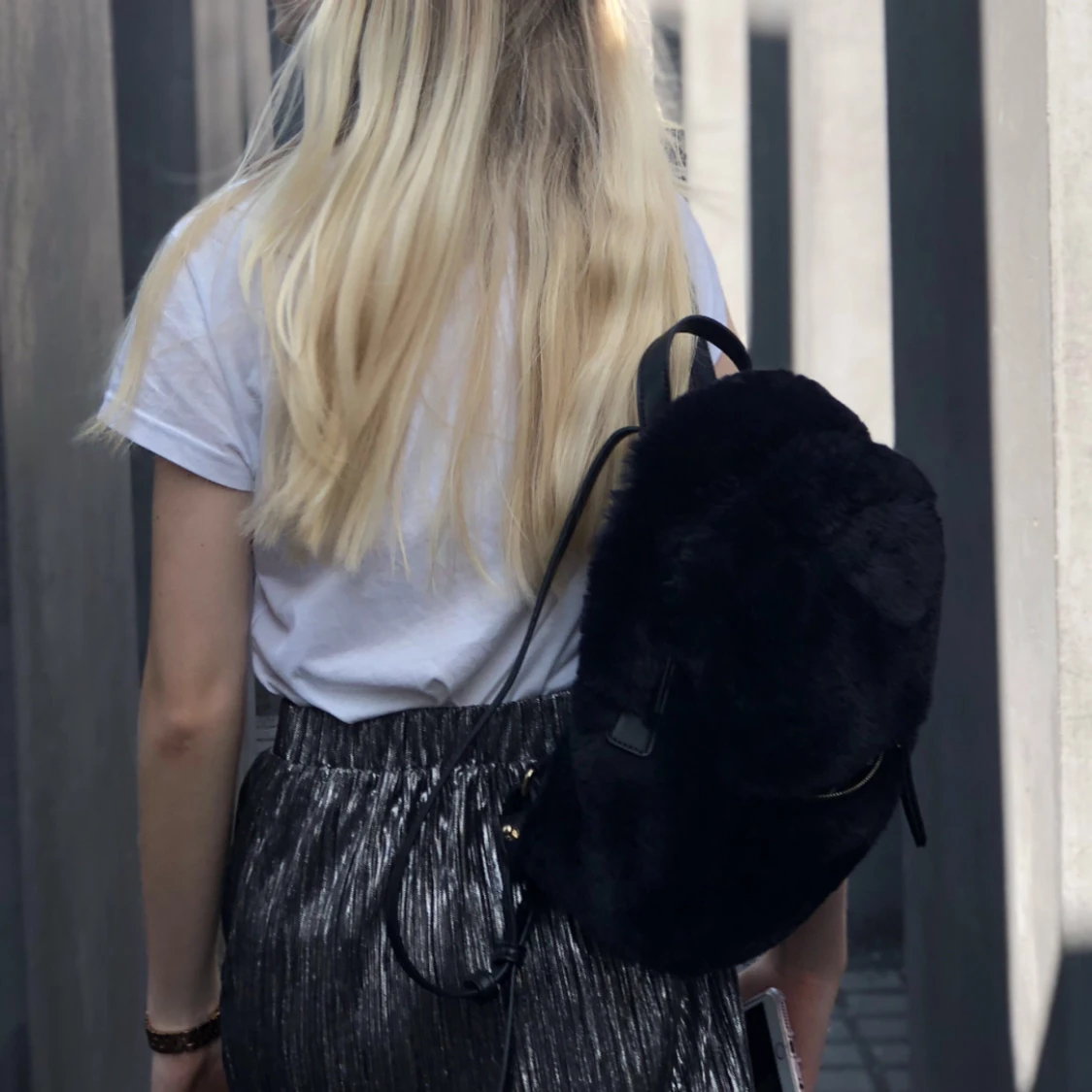 Fluffig ryggsäck - 90