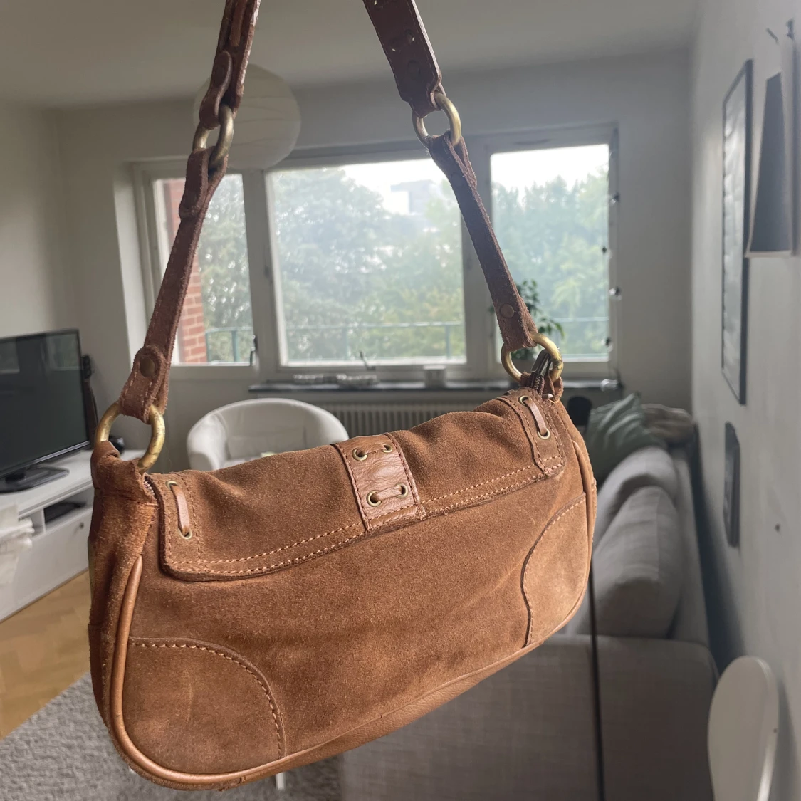 Brun handväska - 90