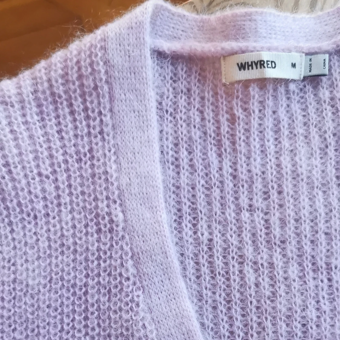 Lång kofta Mohairmix - 90