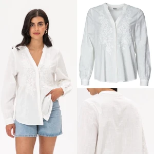 NY! Boho broderad blus från Indiska  - Super fin ny blus i boho stil från indiska. Stl M men rymlig. Fina broderier fram och lite ballongärm. Ord pris 499;- 