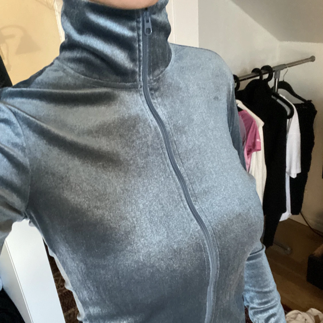 LÅNGARMAS SAMMETS TRÖJA - 91