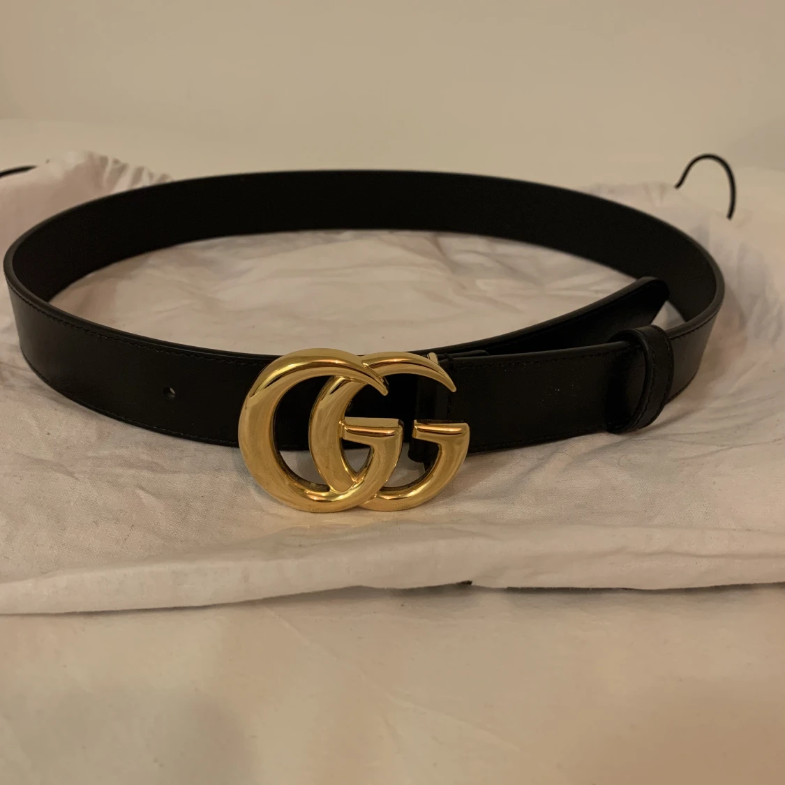 Oanvänt bälte från Gucci