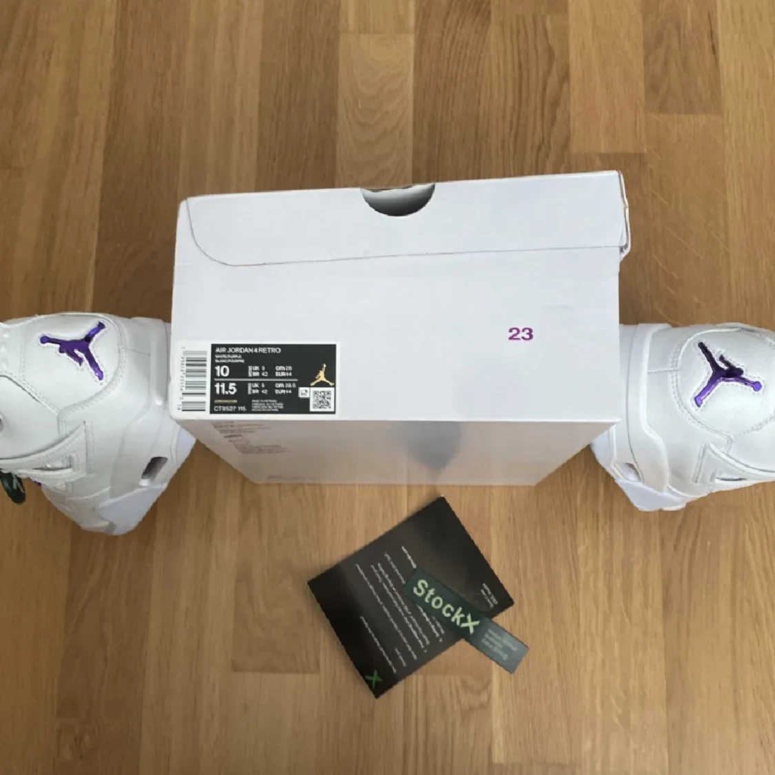 Jordan 4 metalic purpule - 91