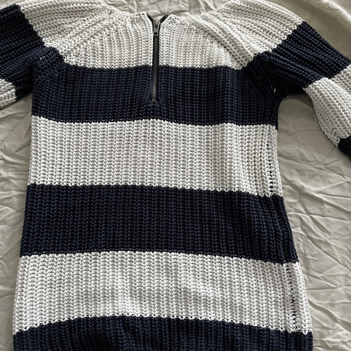 randig virkad tröja  - 90