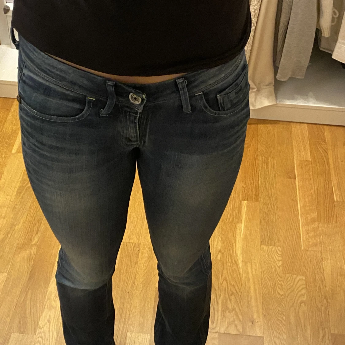 Lågmidjade jeans - 90