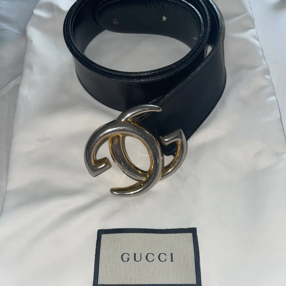 Äkta Gucci skärp köpt på vestiere collective. Accessoarer.