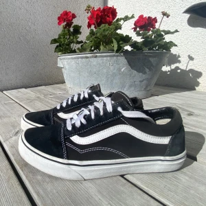 Skor - Klassiska vans, köpta för flera år sedan och inte använda på 5 år.  Köpta för 800 Köparen står för frakt Fint skick! Storlek 38 Rengörs innan frakt!