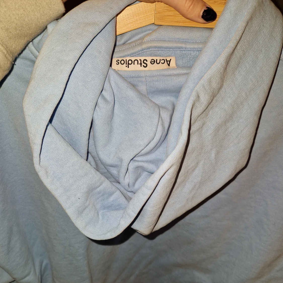 Acne Studios hoodie powder blue