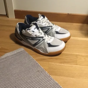 Stiga pingis skor - Säljer dessa stiga pingis skor.  Är i väldigt fint skick, bara använda 2-3 gånger. Ingen box. Nypris ca 1000kr Kan mötas upp eller skickas! 