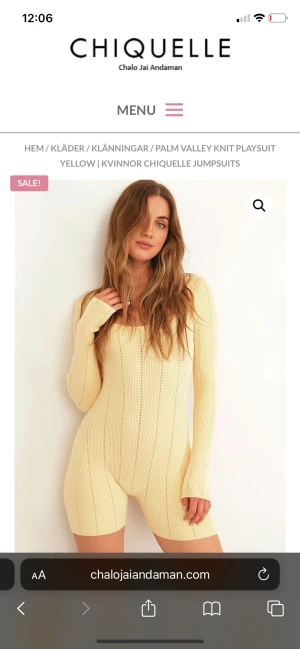 Palm valley Knit playsuit peach color  - En skön stickad playsuit/jumpsuit i strl onesize. Använd 1 gång hemma men tyvärr inte min stil. Nypris 591 kr men kom gärna med bud!🫶🏽🫶🏽