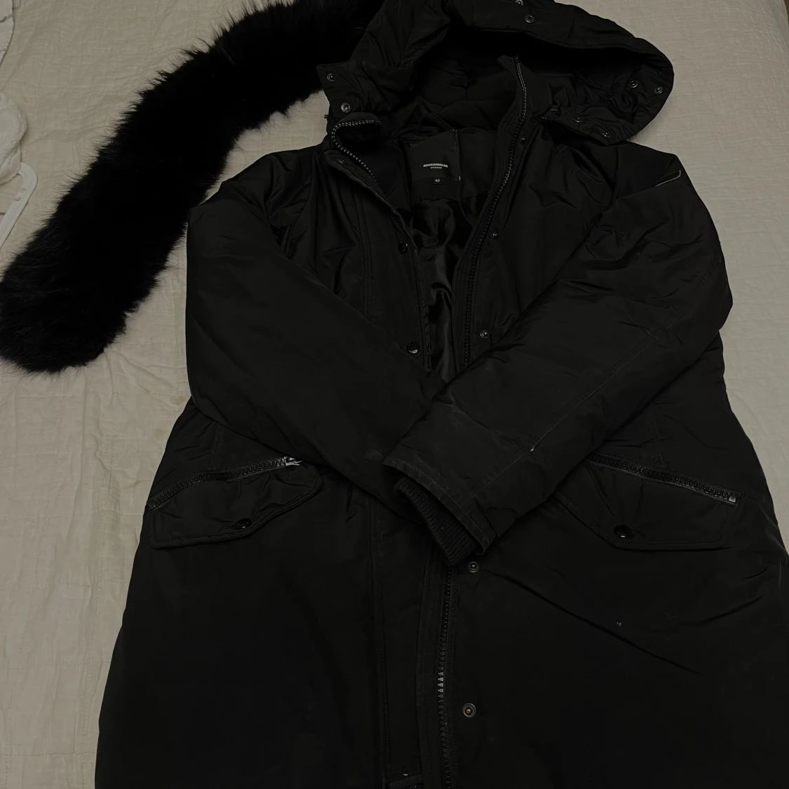 Svart rockandblue jacka