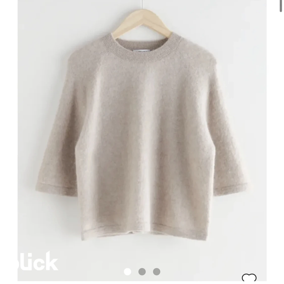 Säljer denna jätte fina tröjan som är stickad. Jag säljer den för att den är för stor för mig!❤️‍🔥