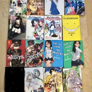 Manga!! - Manga böcker!! Säljer då jag vill få plats I hyllan. Skriv till mig om vilka du vill ha :)