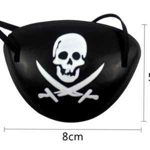 Piratskalle Crossbone Ögon lapp - 35kr/st