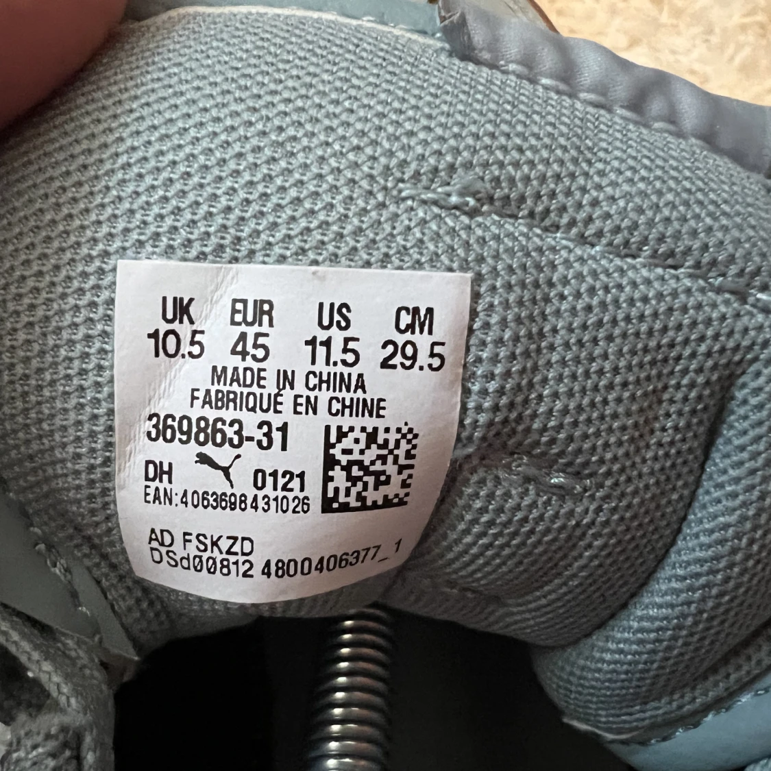 Oanvända puma skor str 45 - 91