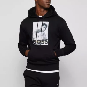Hugo Boxx x Muhammed Ali hoodie - Nypris 1990 Passar M Byten funkar