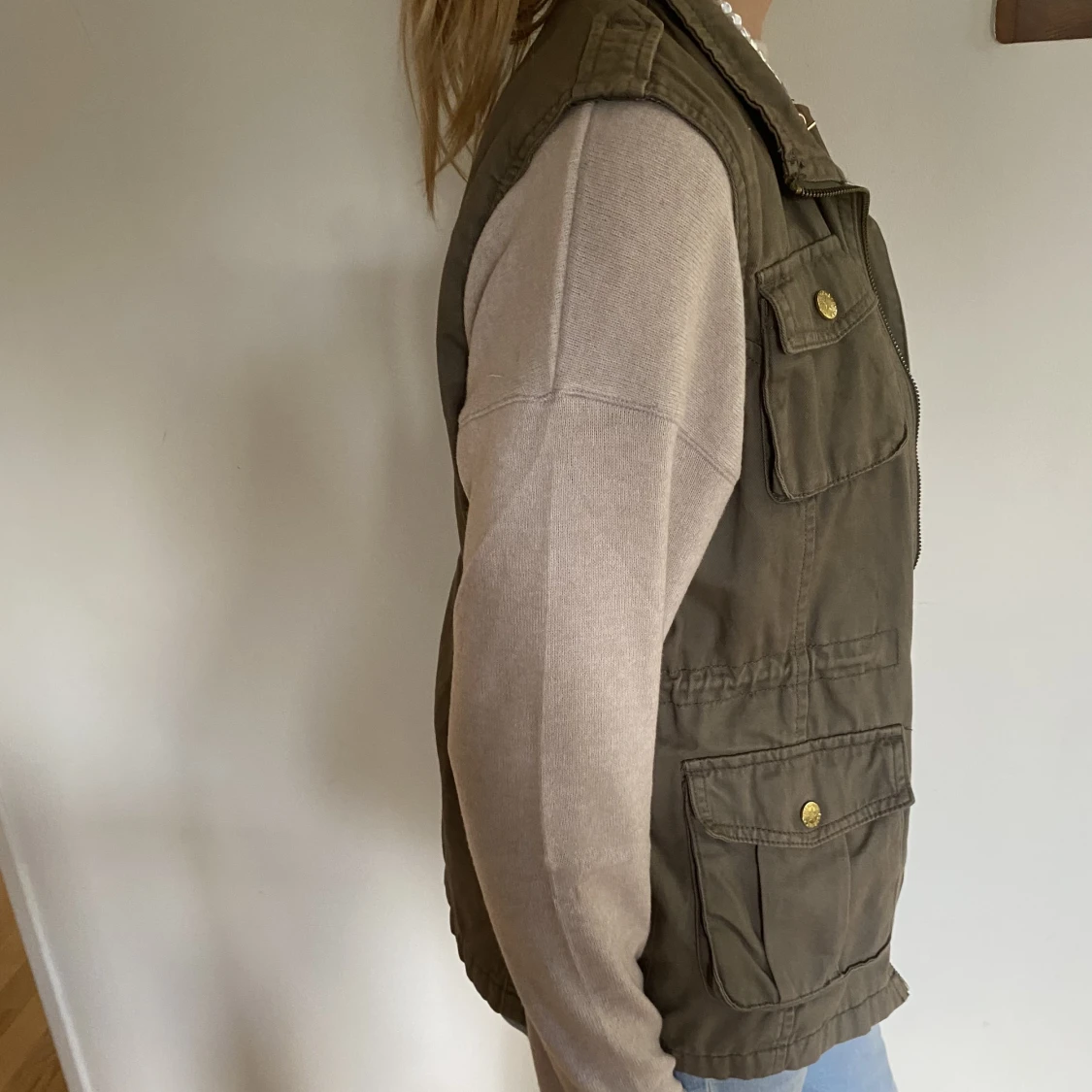 Grön jeans väst💕 - 90