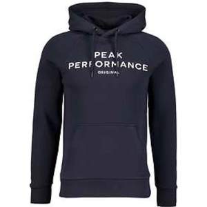 En mörk blå peak performance hoodie i storlek S använd med i fint skick vid egna bilder eller frågor skriv