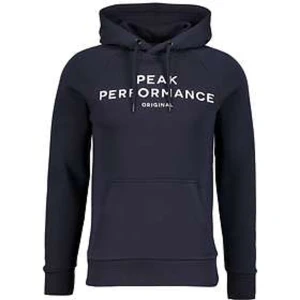 Peak performance hoodie  - En mörk blå peak performance hoodie i storlek S använd med i fint skick vid egna bilder eller frågor skriv