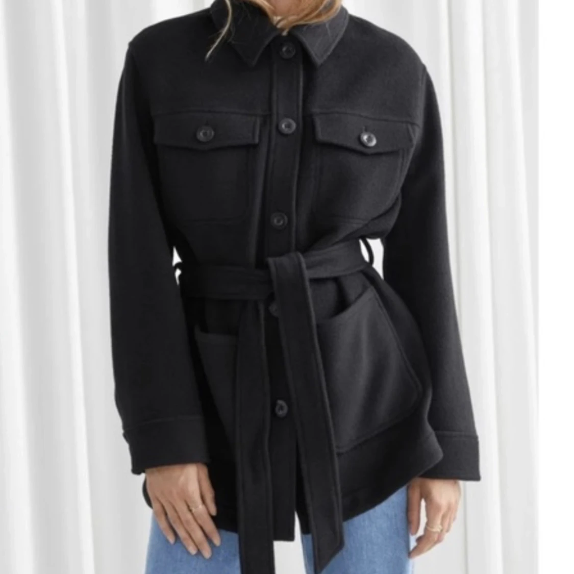 Other stories  overshirt jacka med skärp