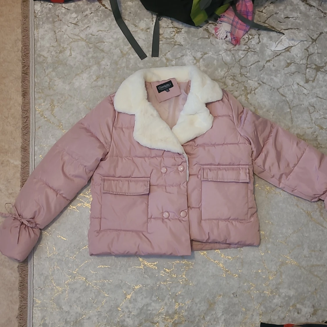 Jacket; pink, cropped & cute // Jacka: rosa