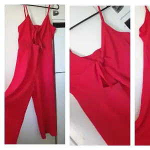 Röd jättefin jumpsuit från h&m. Använd 1 gång. Storlek 42. 