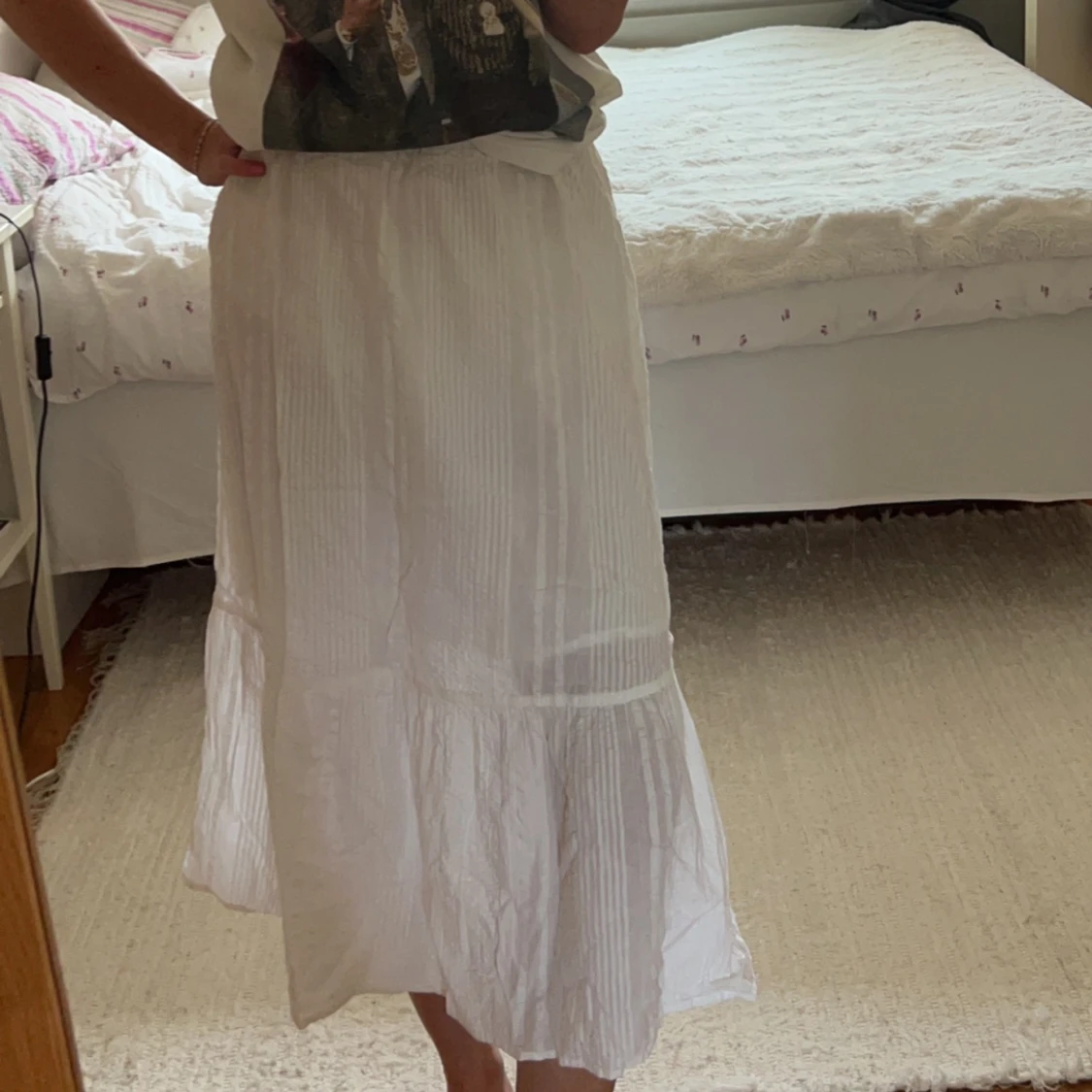 Vit kjol - 90