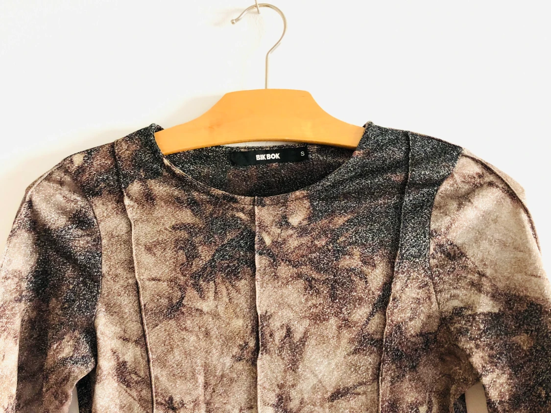 Glittrig croptop - 90