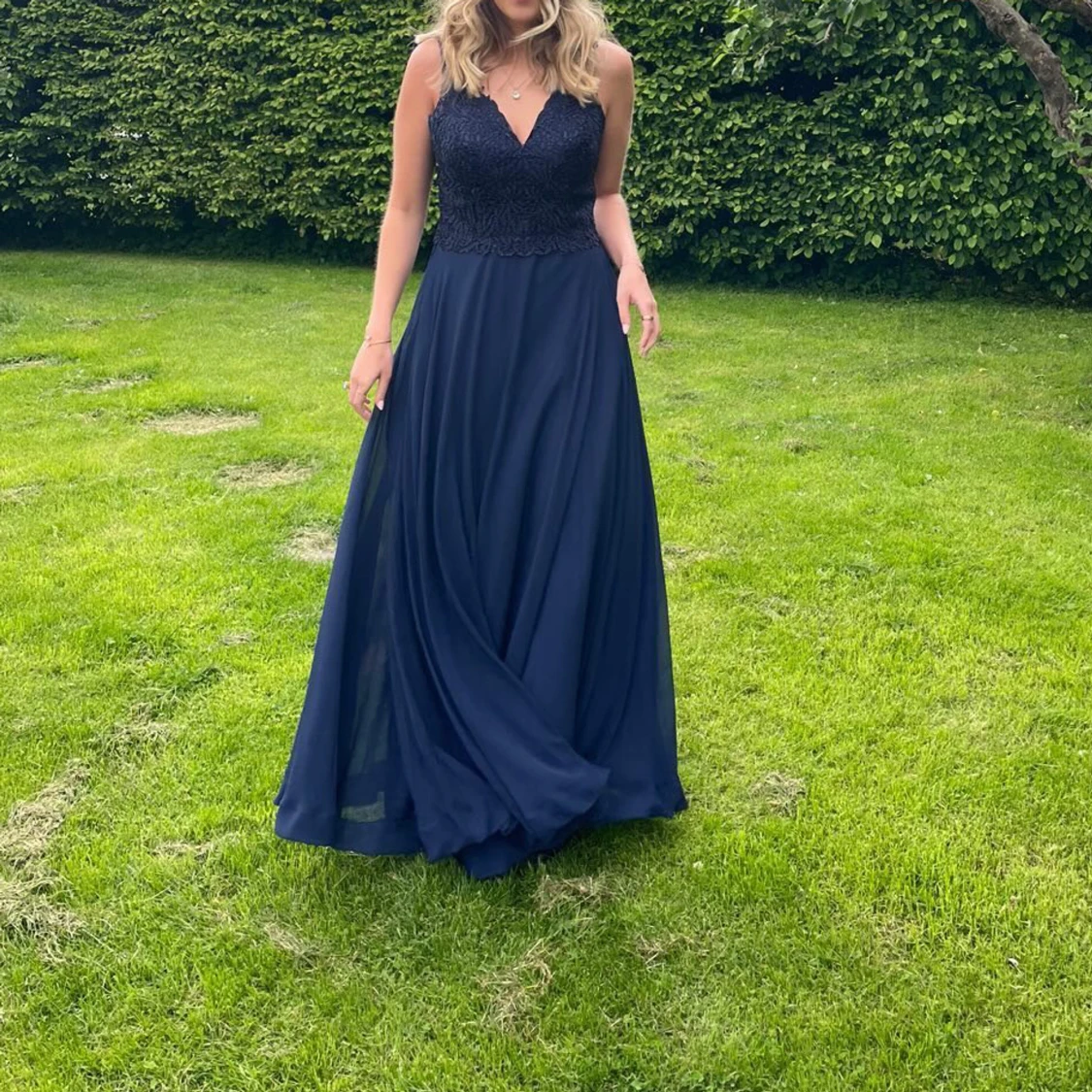 blå balklänning - 90