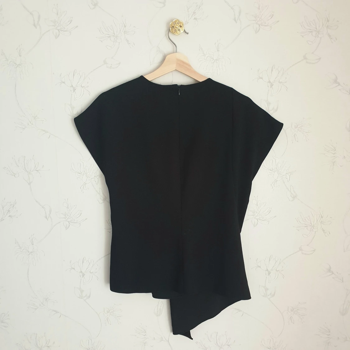 Zara svart asymmetrisk väst - 90