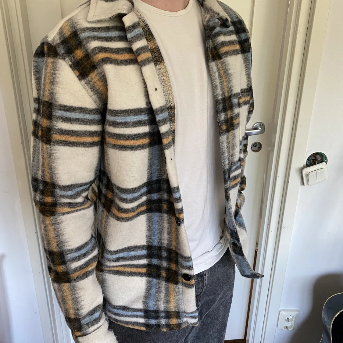 Rutig vårjacka  - 90