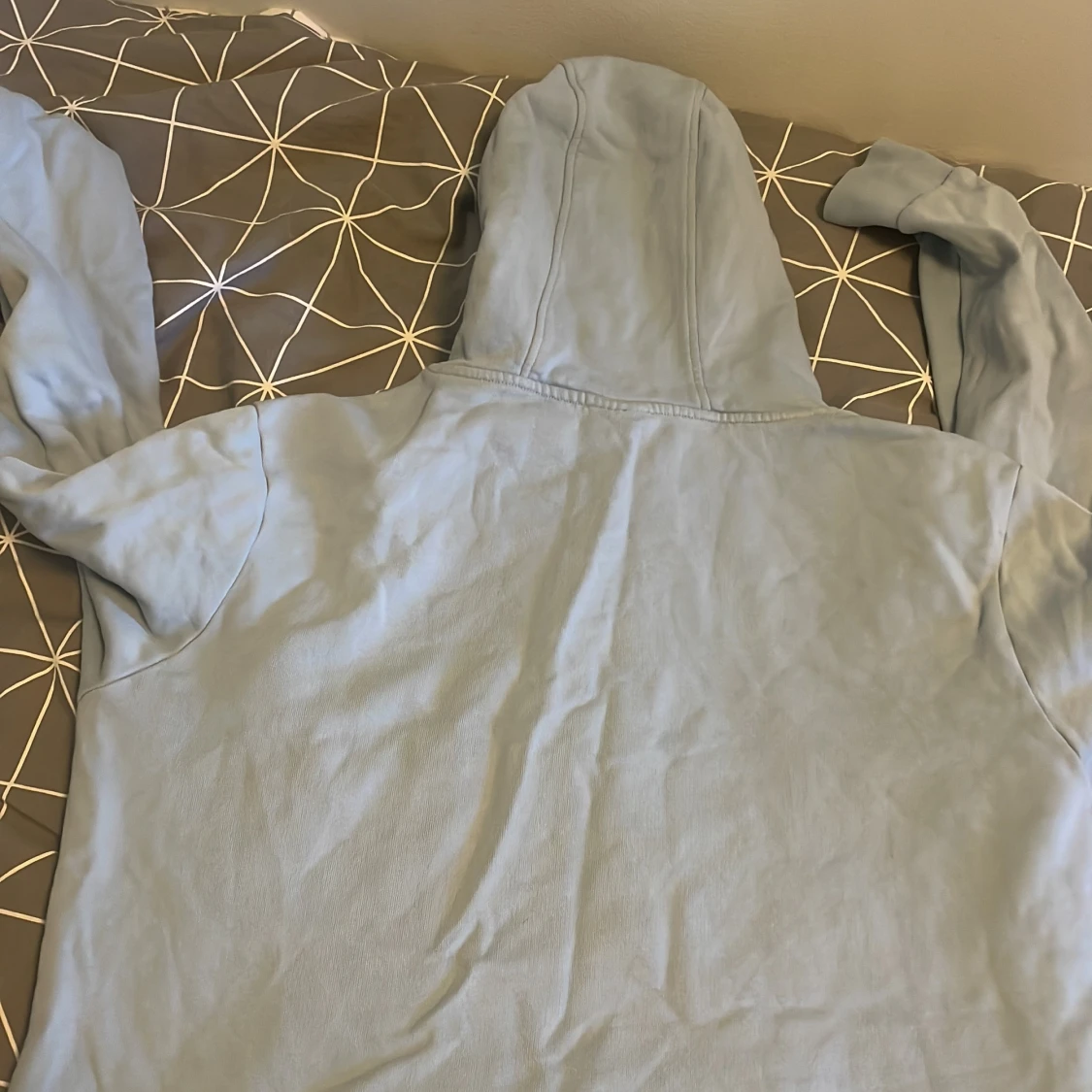 Ljusblå hoodrich  - 90