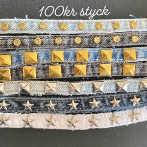 Jeans armband  - En för 100kr. Stängs med tryck knapp❤️ frakt 15kr 