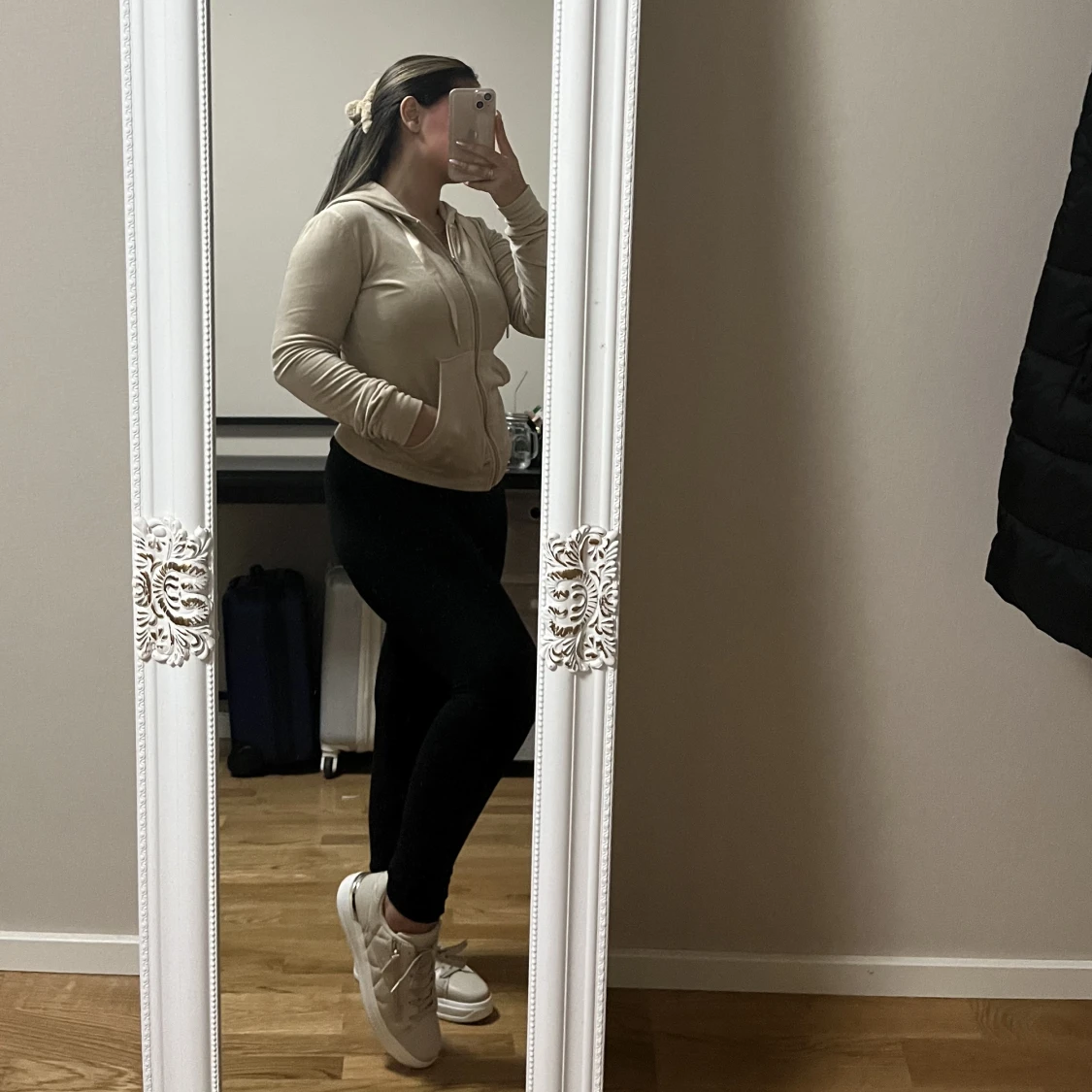 Kofta och skor🤍✨🧸☁️🤎☕️ - 91