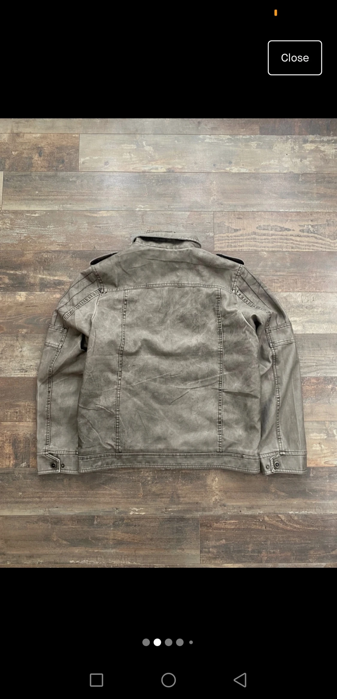 vintage leather jacket - 90