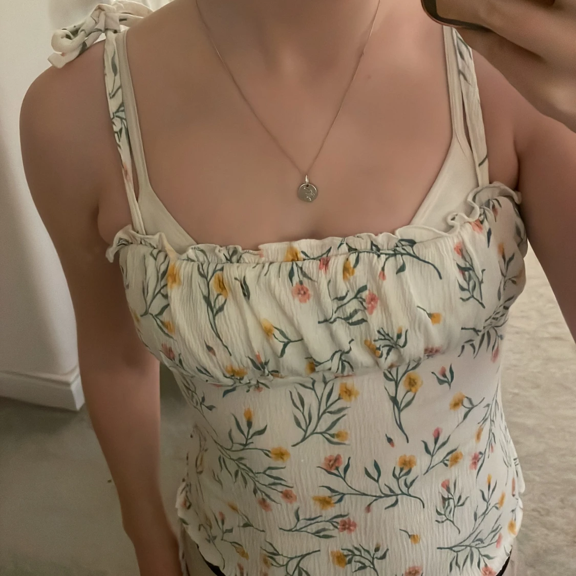 Jättegullig blommig topp💓 - 90