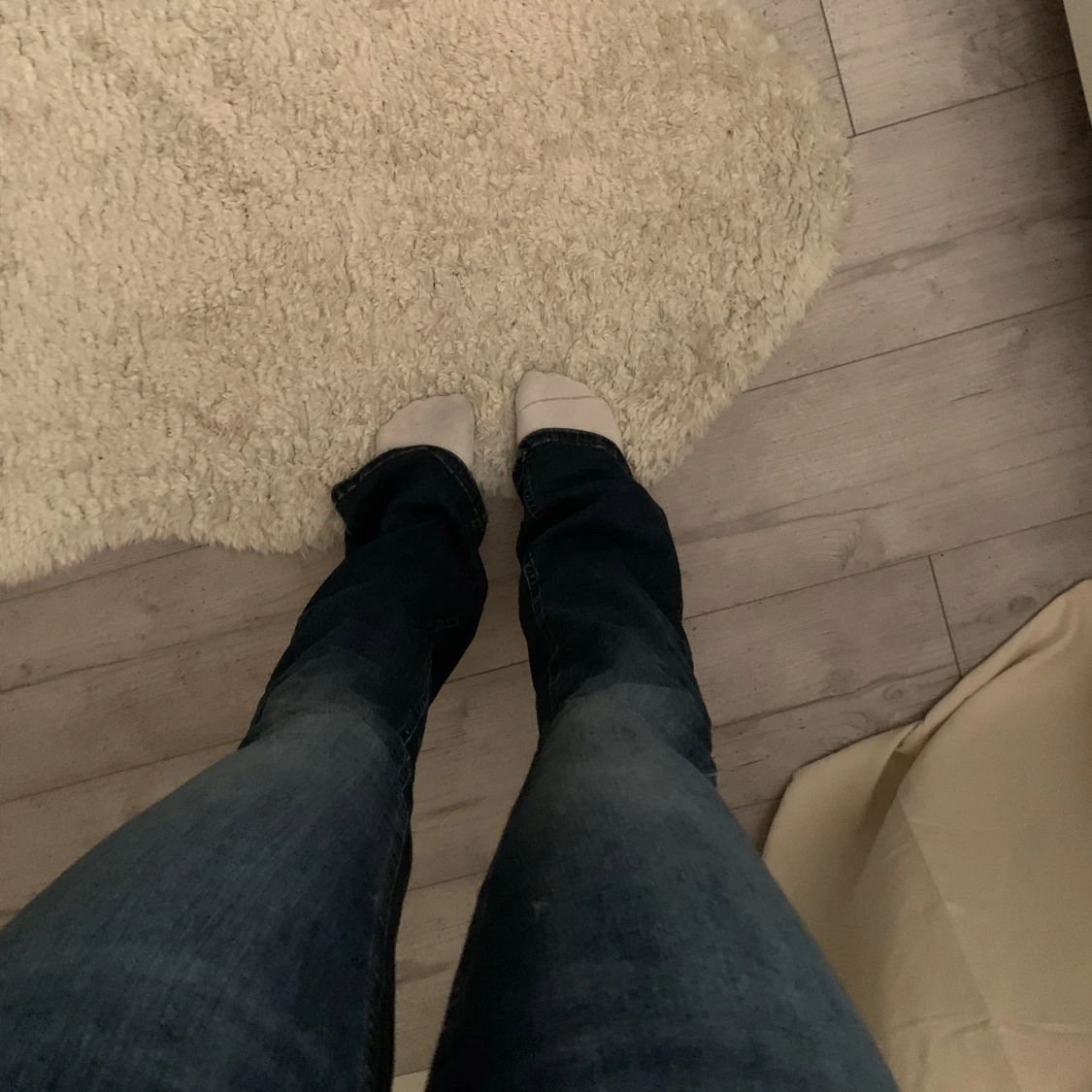 Mörkblå jeans - 90