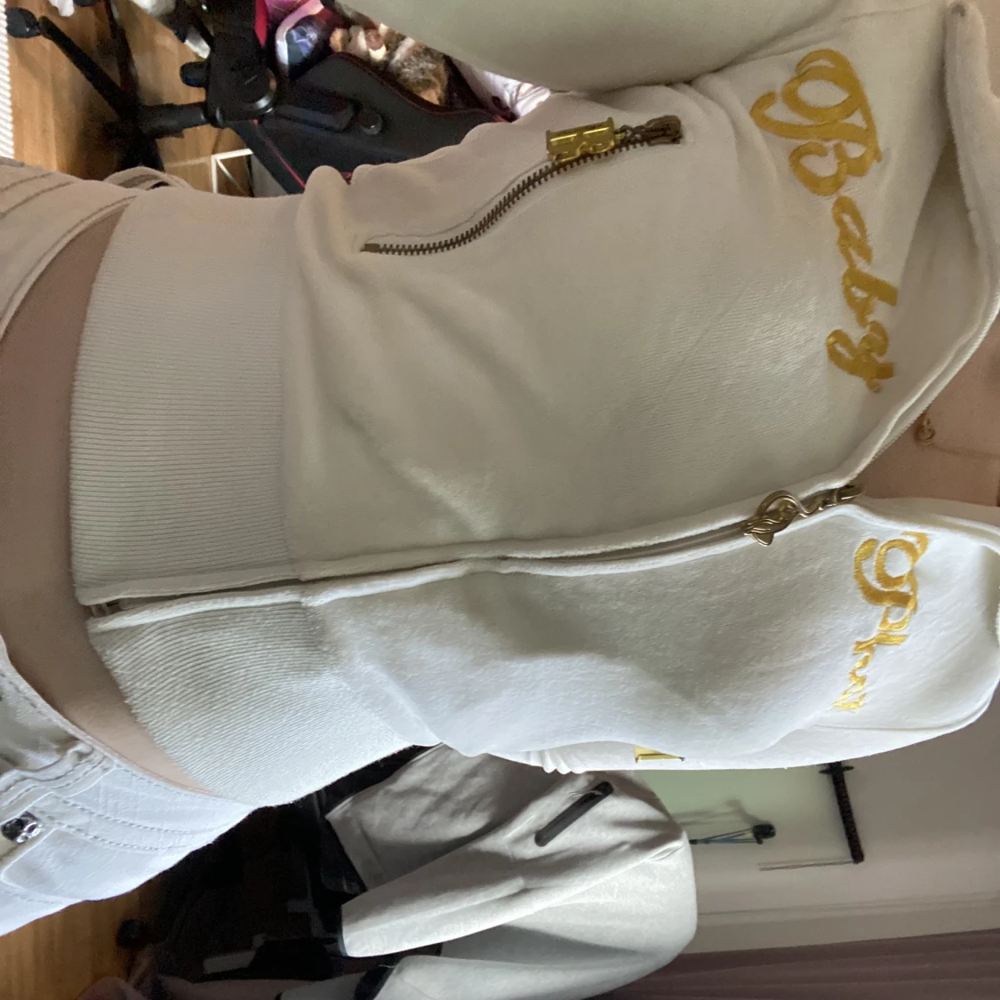 Baby Phat vit & beige zip up hoodie 💛 - 91