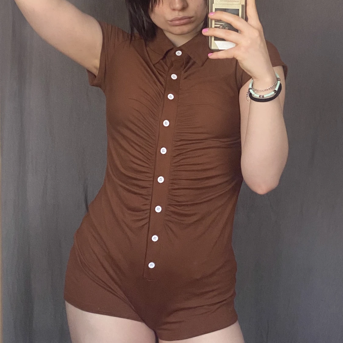 Brown onesie