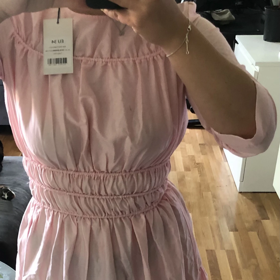 Rosa långklänning - 90