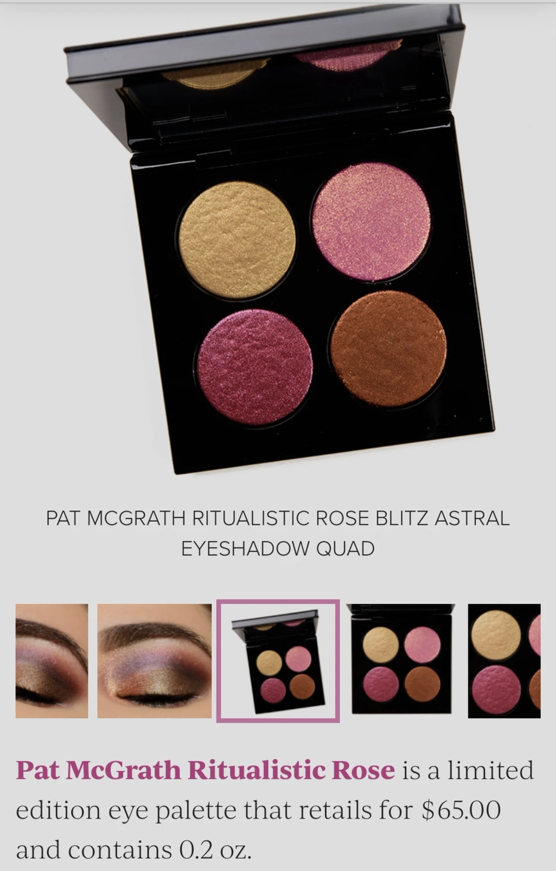 Pat McGrath Ritualistic Rose - 90