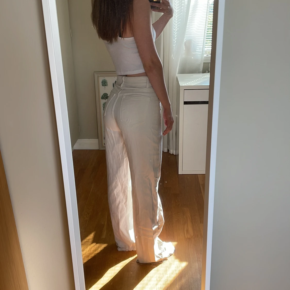 Beigea vida jeans - 90